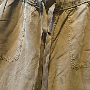 Brown jogger style pants